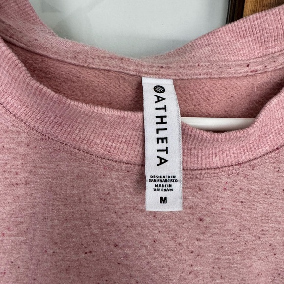 Athleta Size Medium Mauve Sweatshirt - Picture 3 of 4